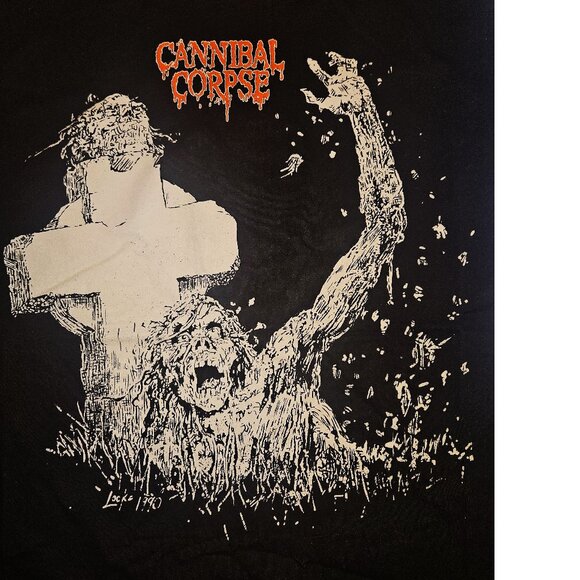 Cannibal Corpse Zombie Grave metal rock Official T-Shirt 3XL XXXL NWT - Picture 2 of 3
